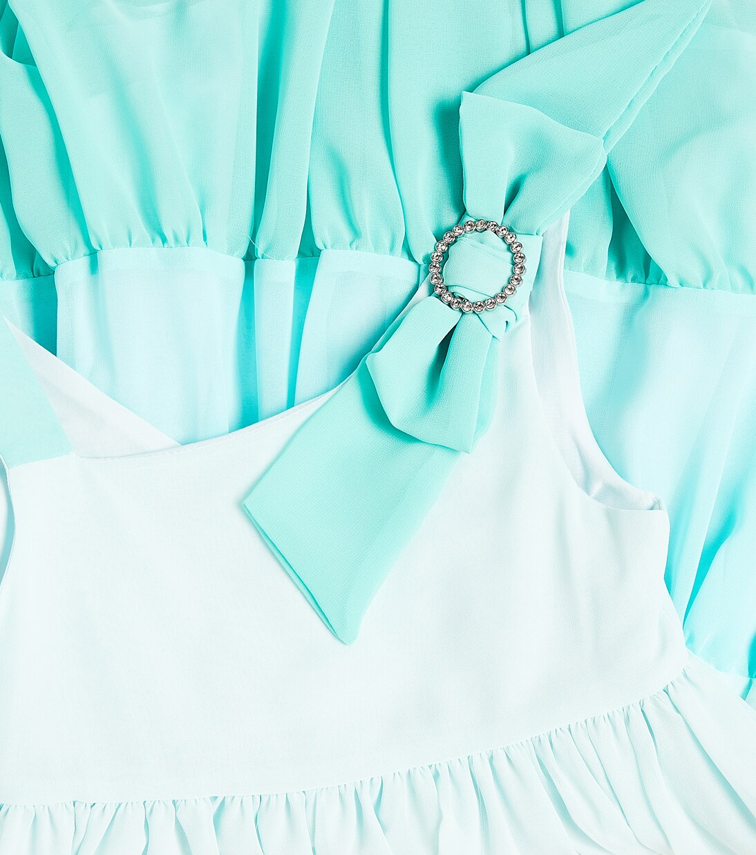 Ruched chiffon dress | Patachou