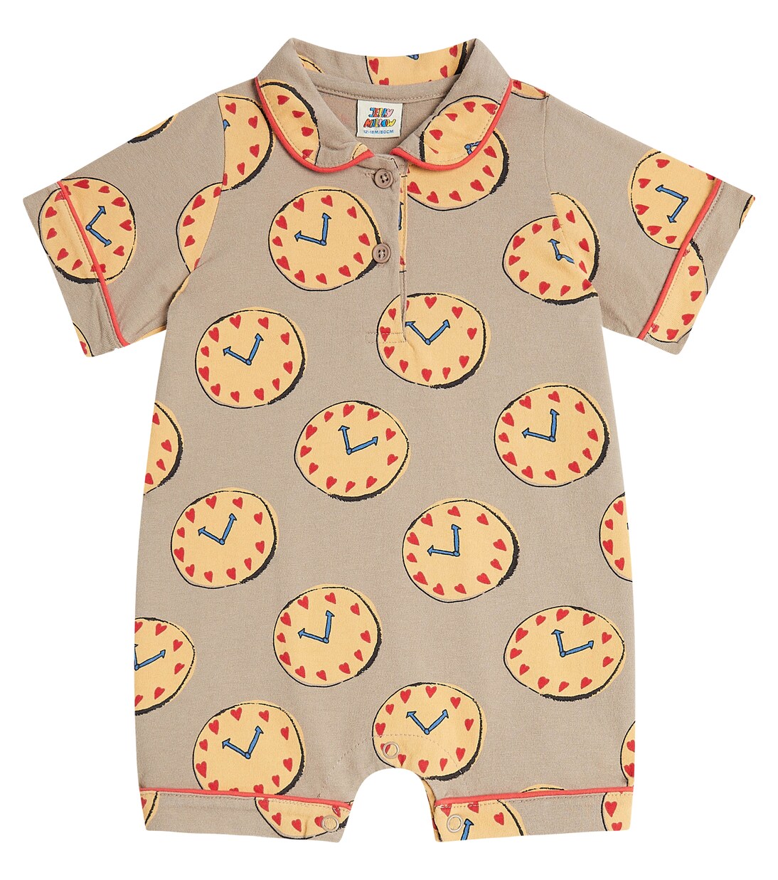 Baby Watch cotton jersey playsuit | Jellymallow