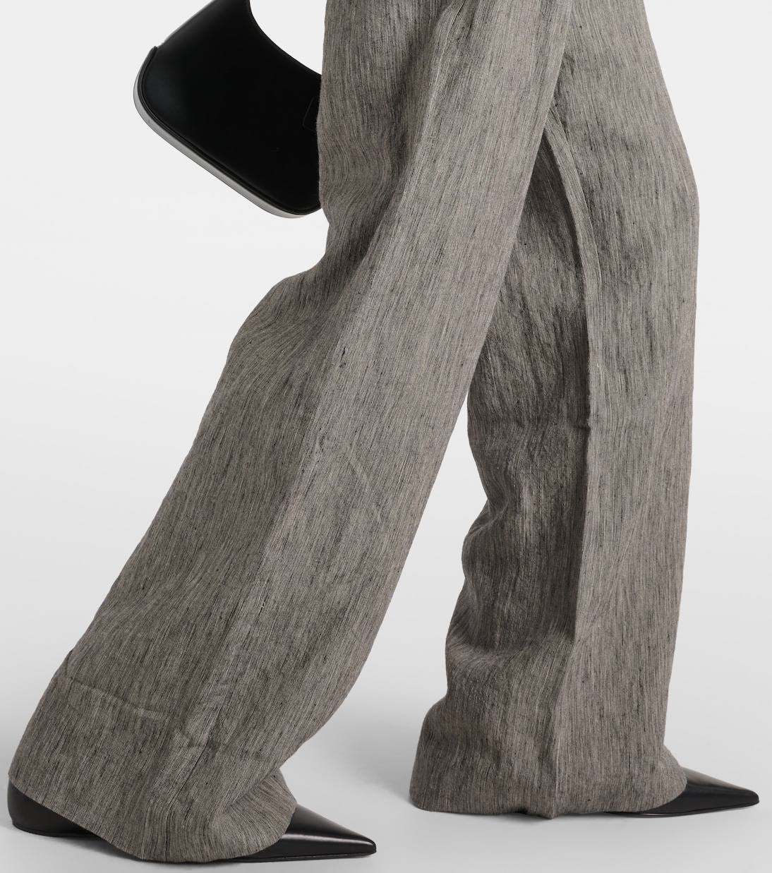 Weite High-Rise-Hose Amadine aus Leinen | Tove