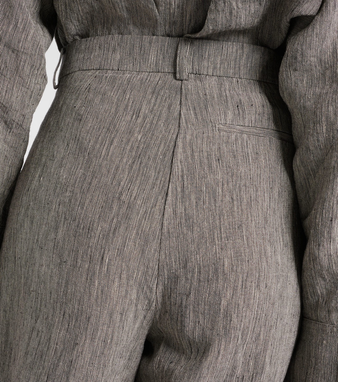 Weite High-Rise-Hose Amadine aus Leinen | Tove