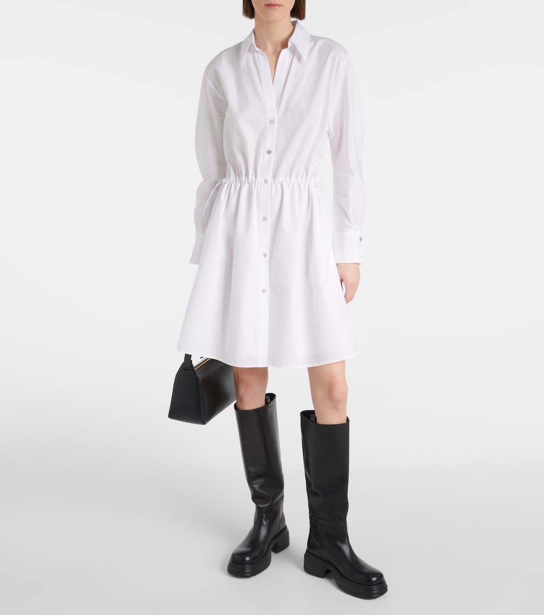 Robe chemise en coton | Vince