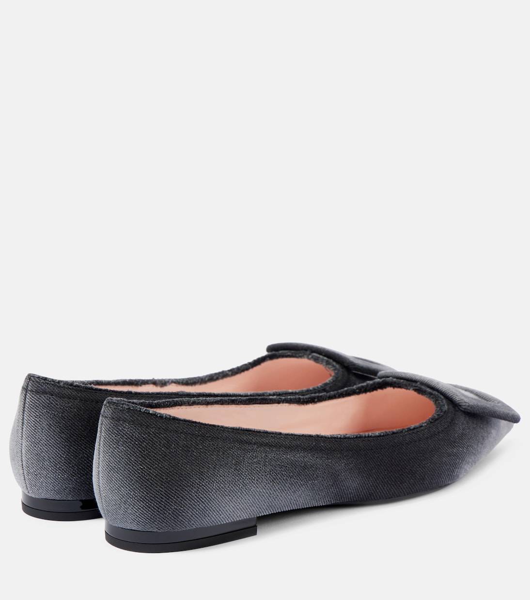 Gommettine denim ballet flats | Roger Vivier