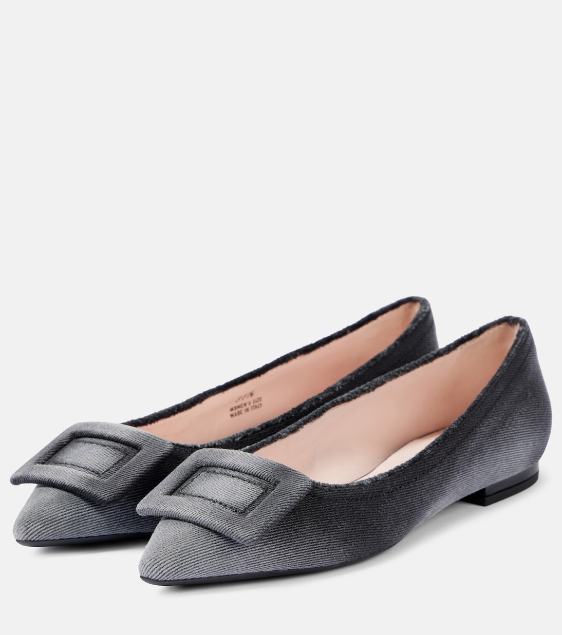 Gommettine denim ballet flats | Roger Vivier