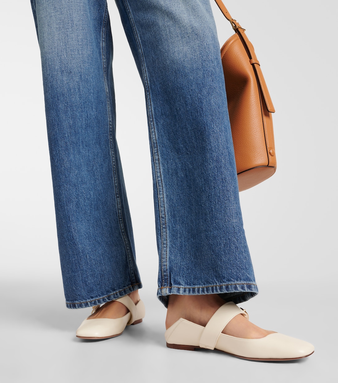 Ballerines Mary Jane VLogo Locker en cuir | Valentino Garavani