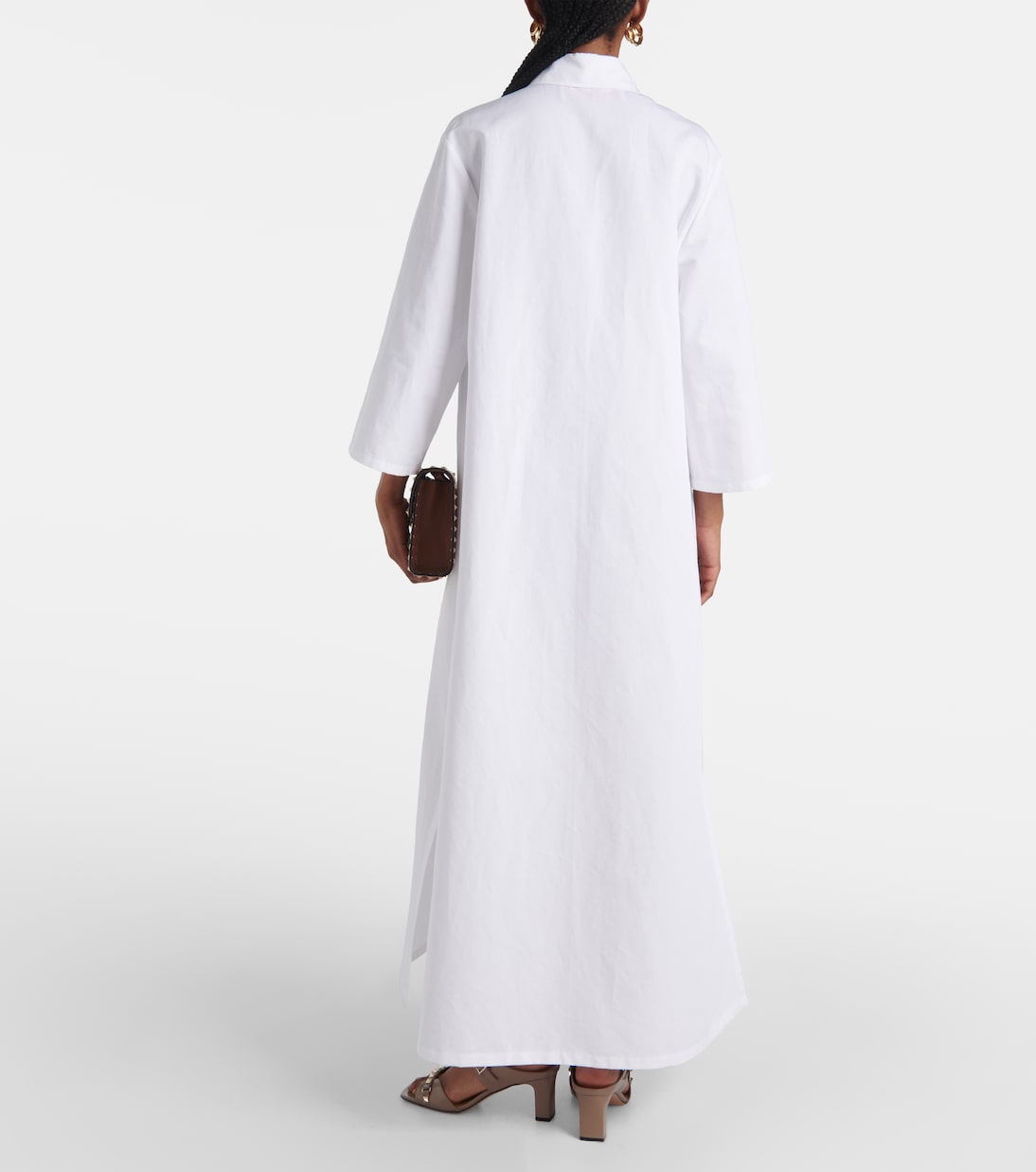 Cotton and linen kaftan | Valentino