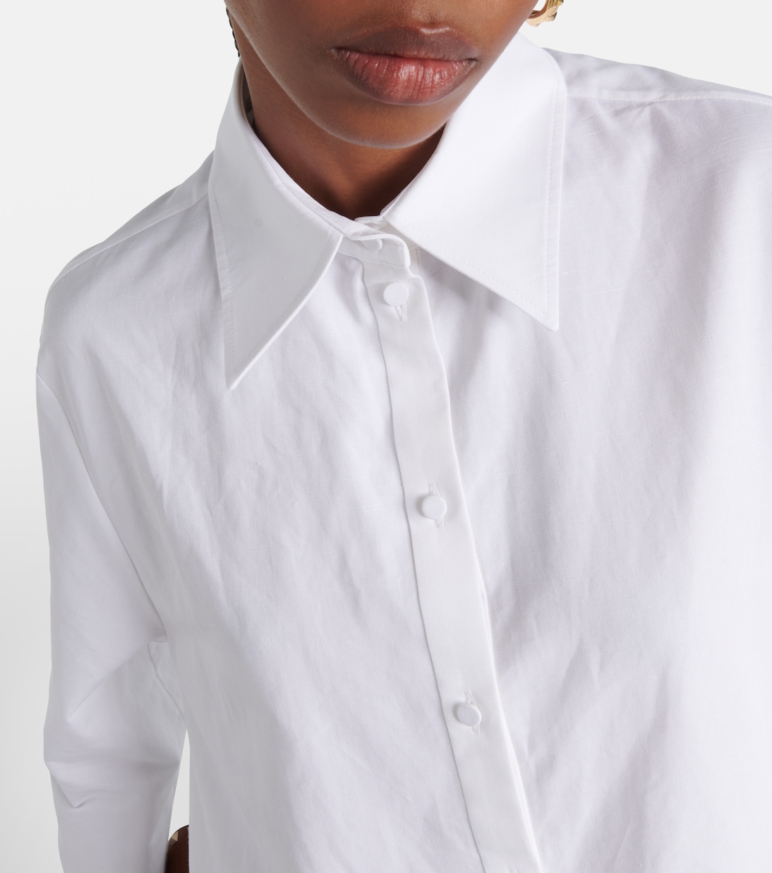 Cotton and linen kaftan | Valentino