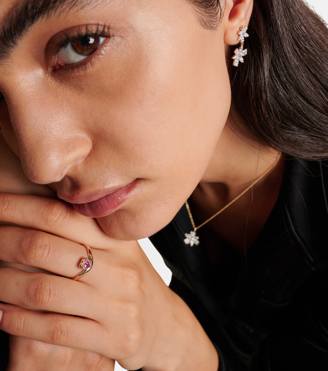 Ring Sweetheart Bonbon Merge aus 10kt Gelbgold mit Turmalin | Stone and Strand