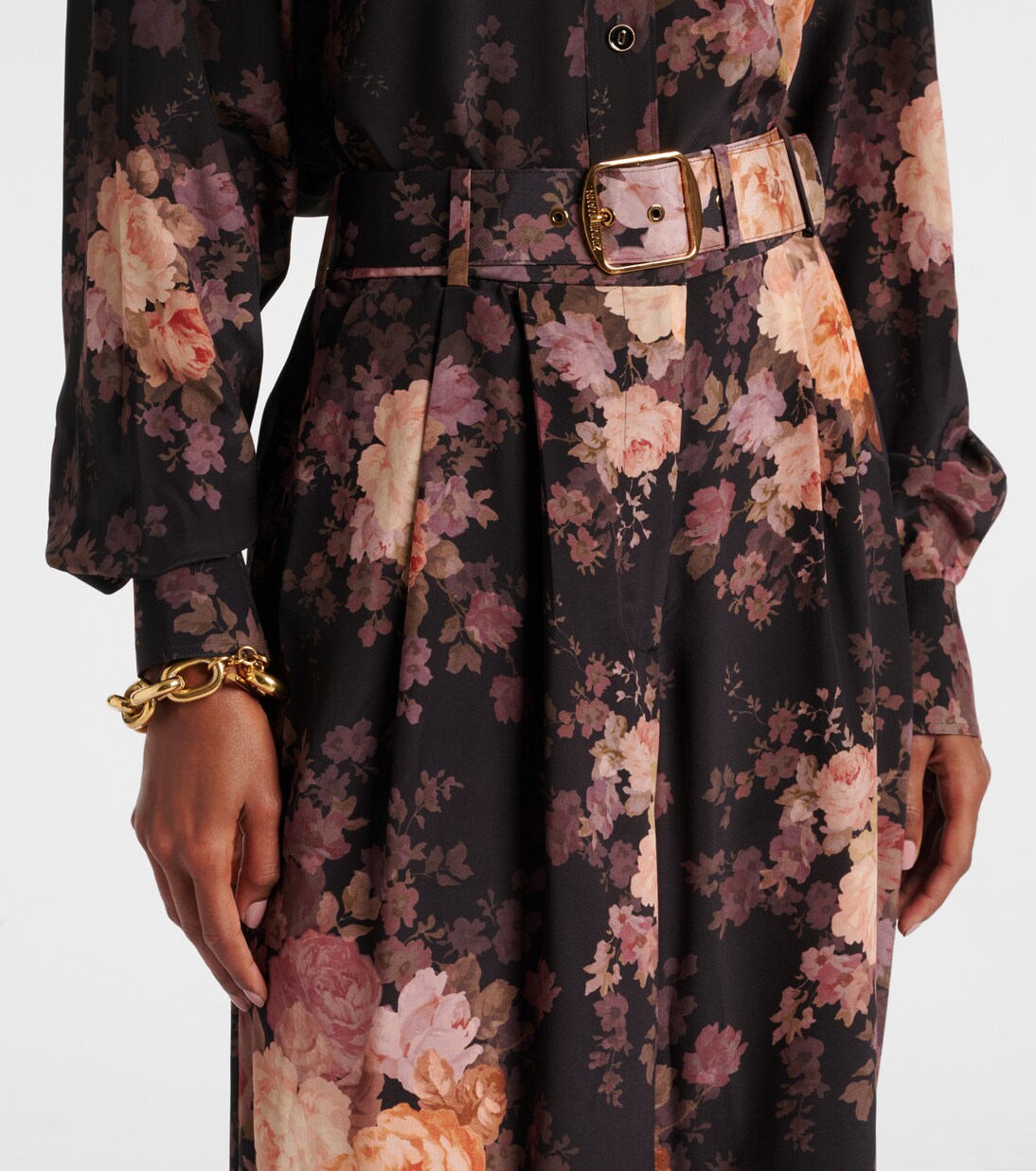 Illustration 실크 와이드 팬츠 | Zimmermann