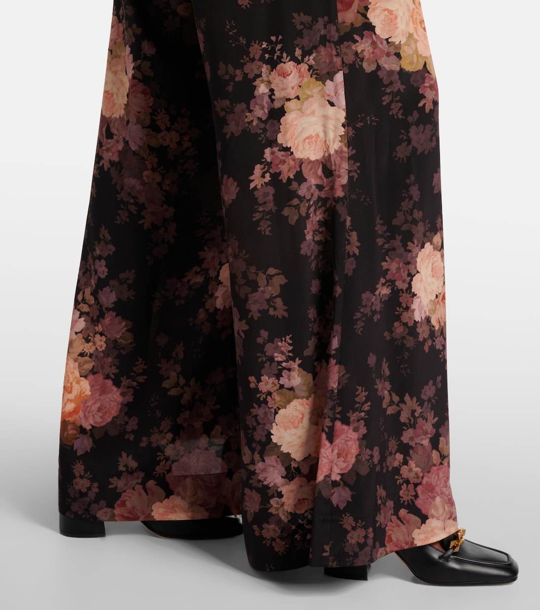 Illustration 실크 와이드 팬츠 | Zimmermann