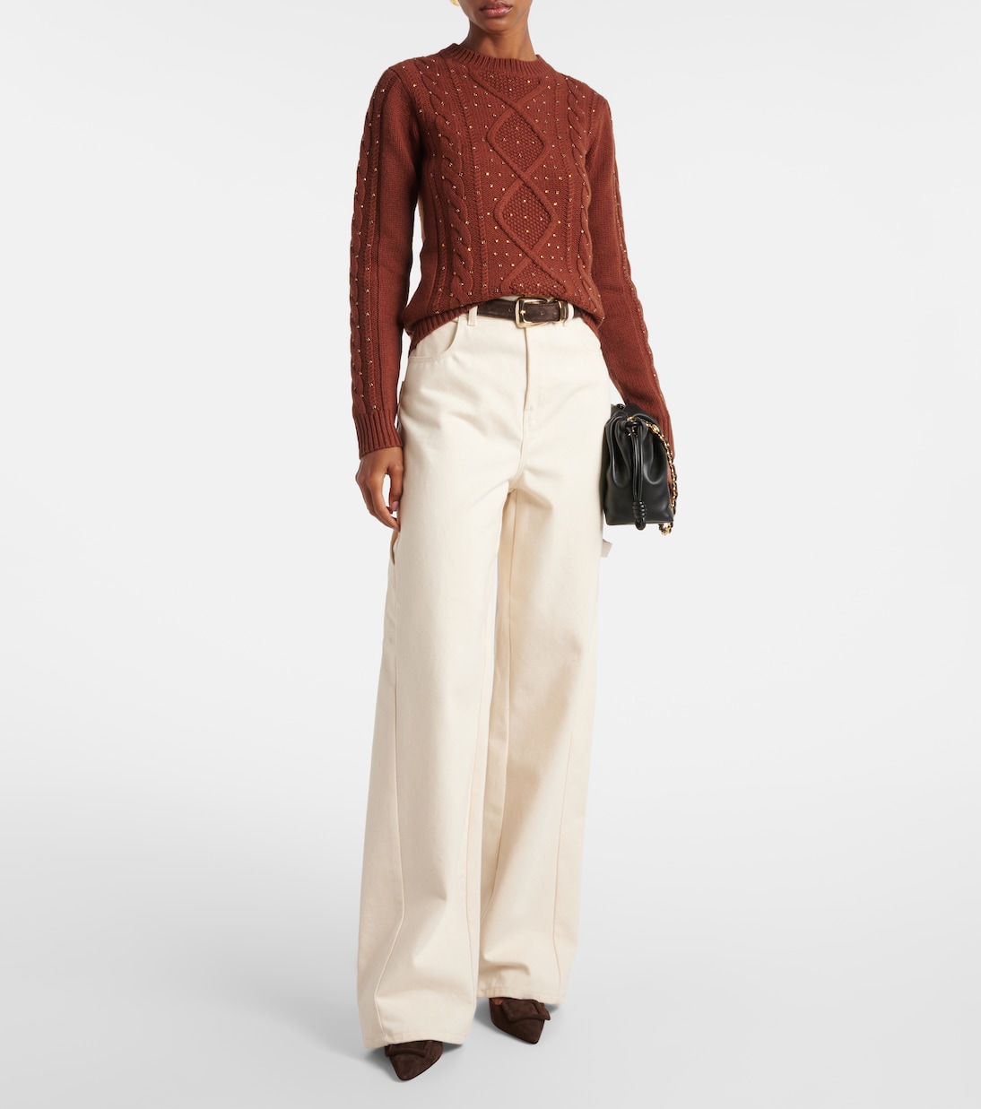 Verzierter Pullover Onde aus Wolle und Kaschmir | Max Mara