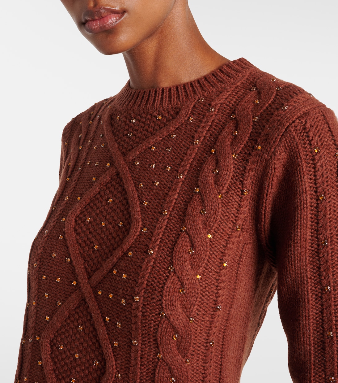 Verzierter Pullover Onde aus Wolle und Kaschmir | Max Mara