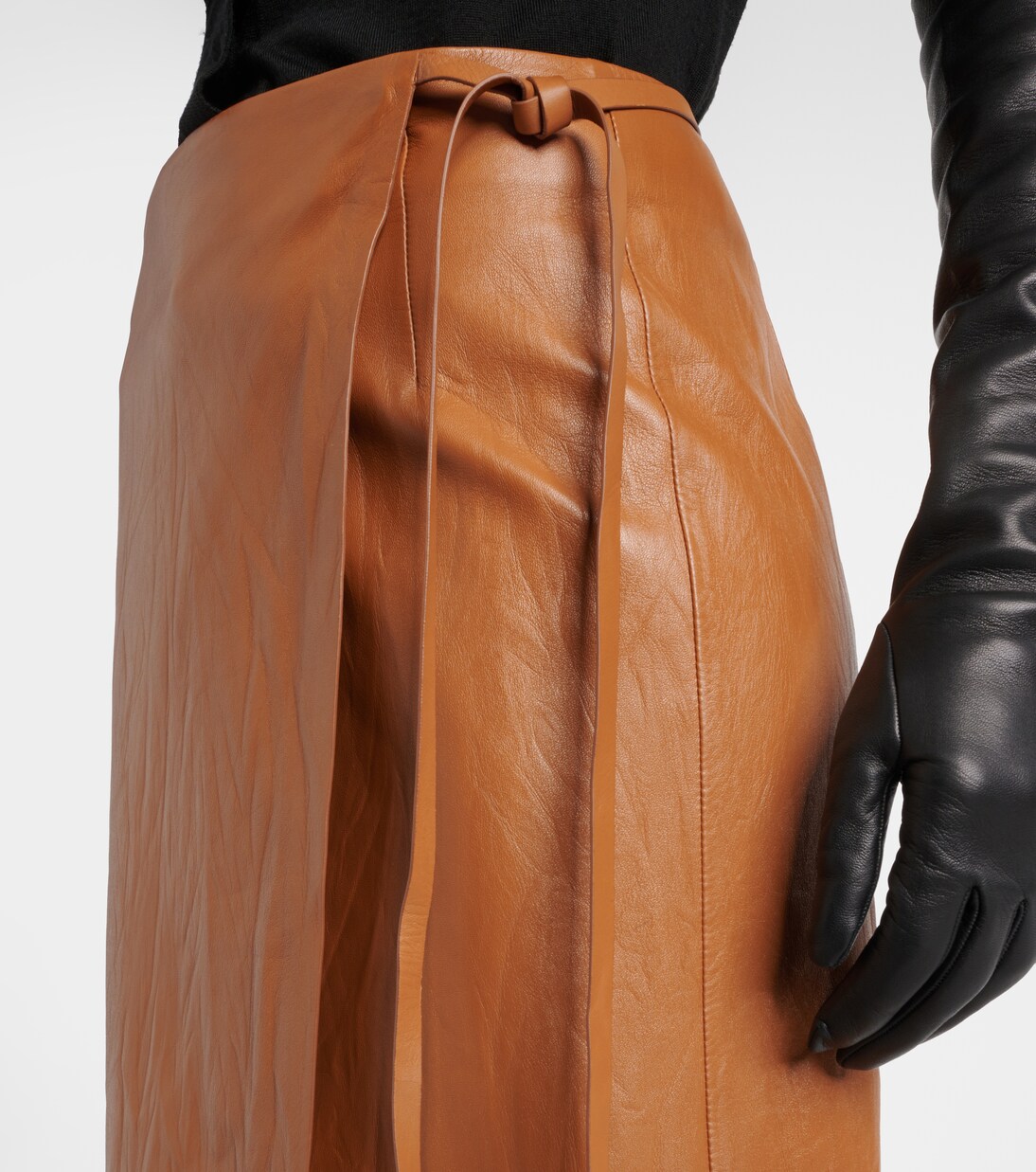 Wickelrock Bert aus Leder | The Row