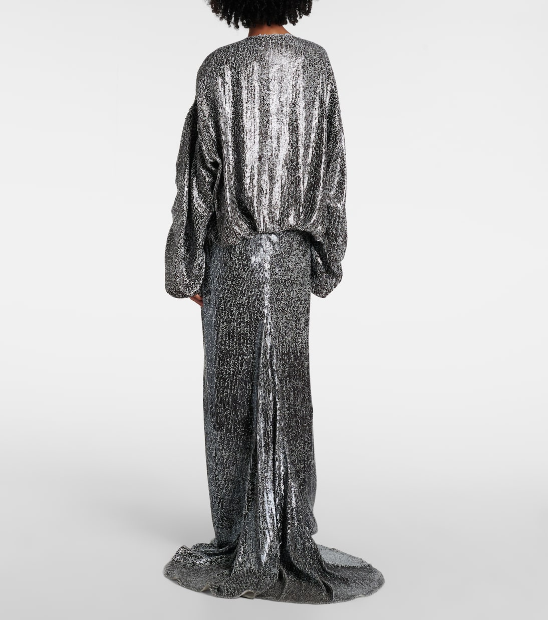 Sequined gathered blouse | Dries Van Noten