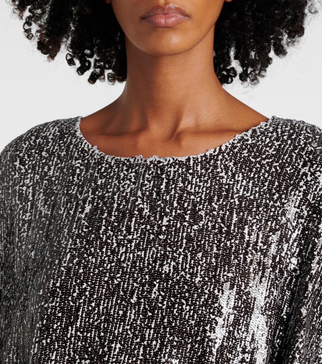 Sequined gathered blouse | Dries Van Noten