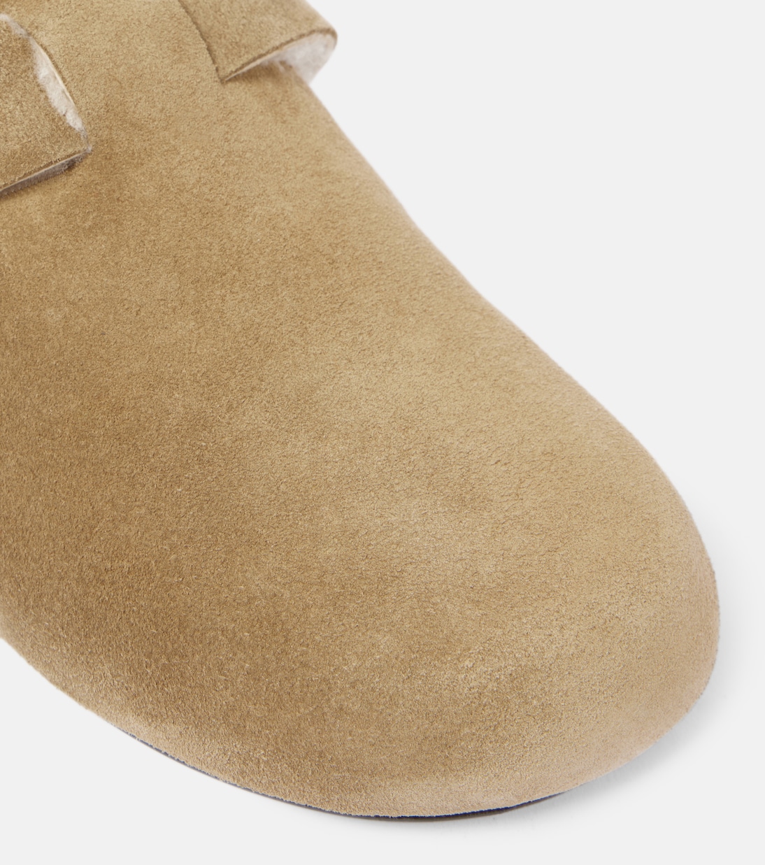 Mirvin shearling-lined suede clogs | Isabel Marant