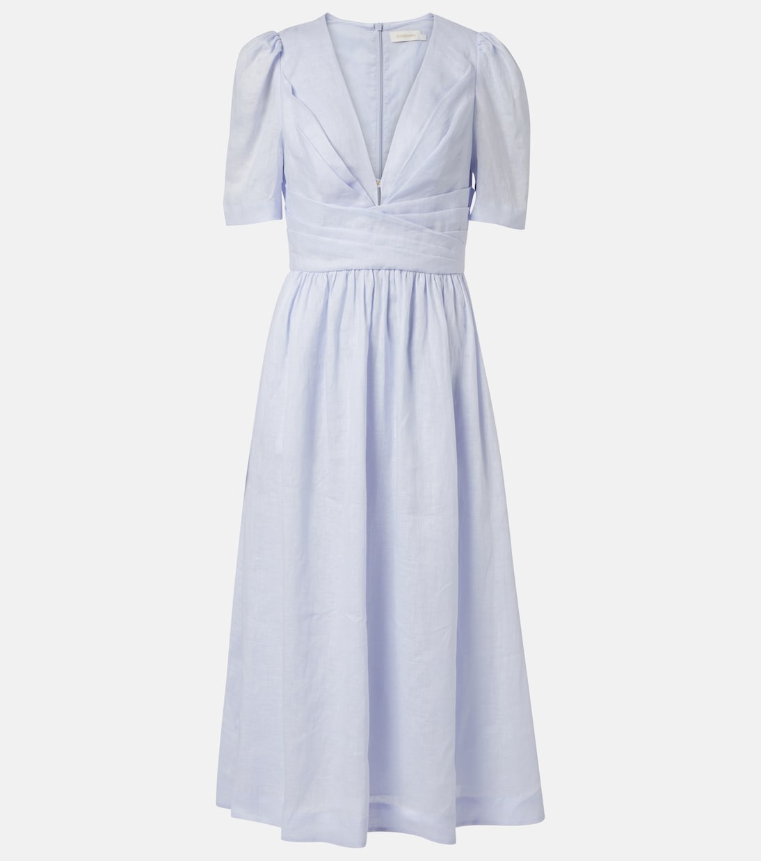 Linen midi dress | Zimmermann