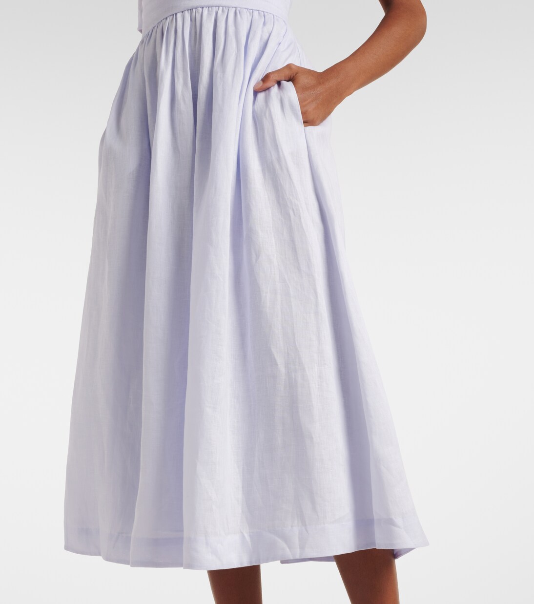 Linen midi dress | Zimmermann