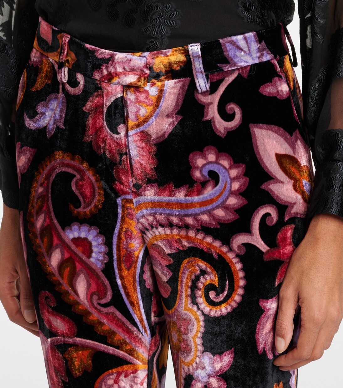 Jacquard straight pants | Etro