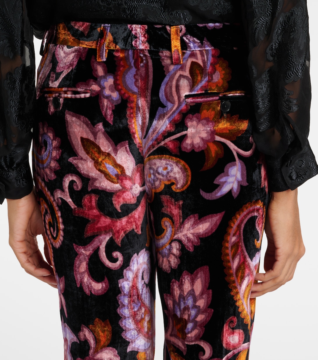 Jacquard straight pants | Etro