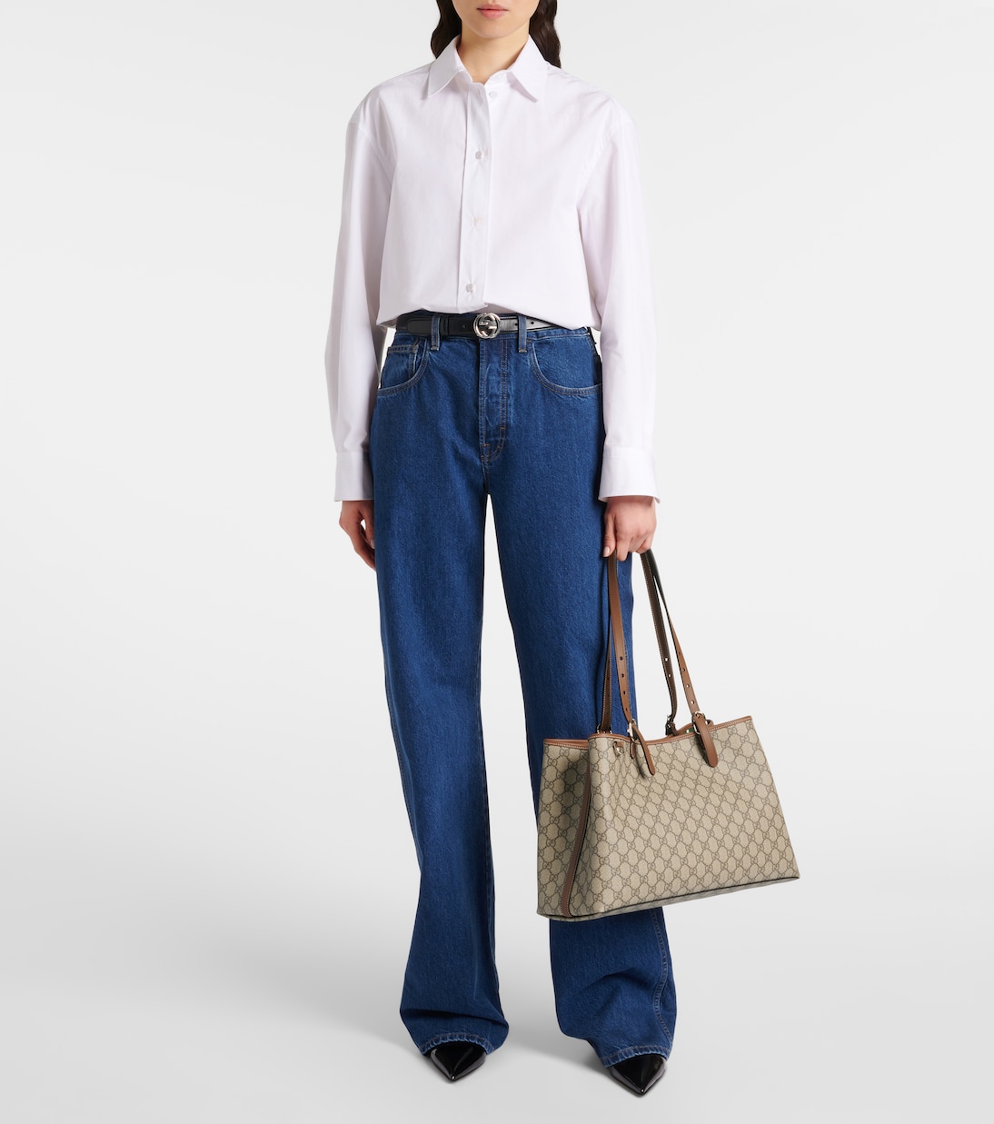 Tote Bag GG Emblem Large | Gucci