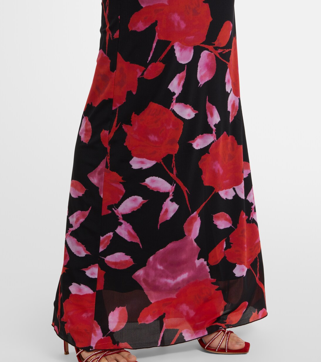 Robe longue Fine Jer imprimée | Blumarine