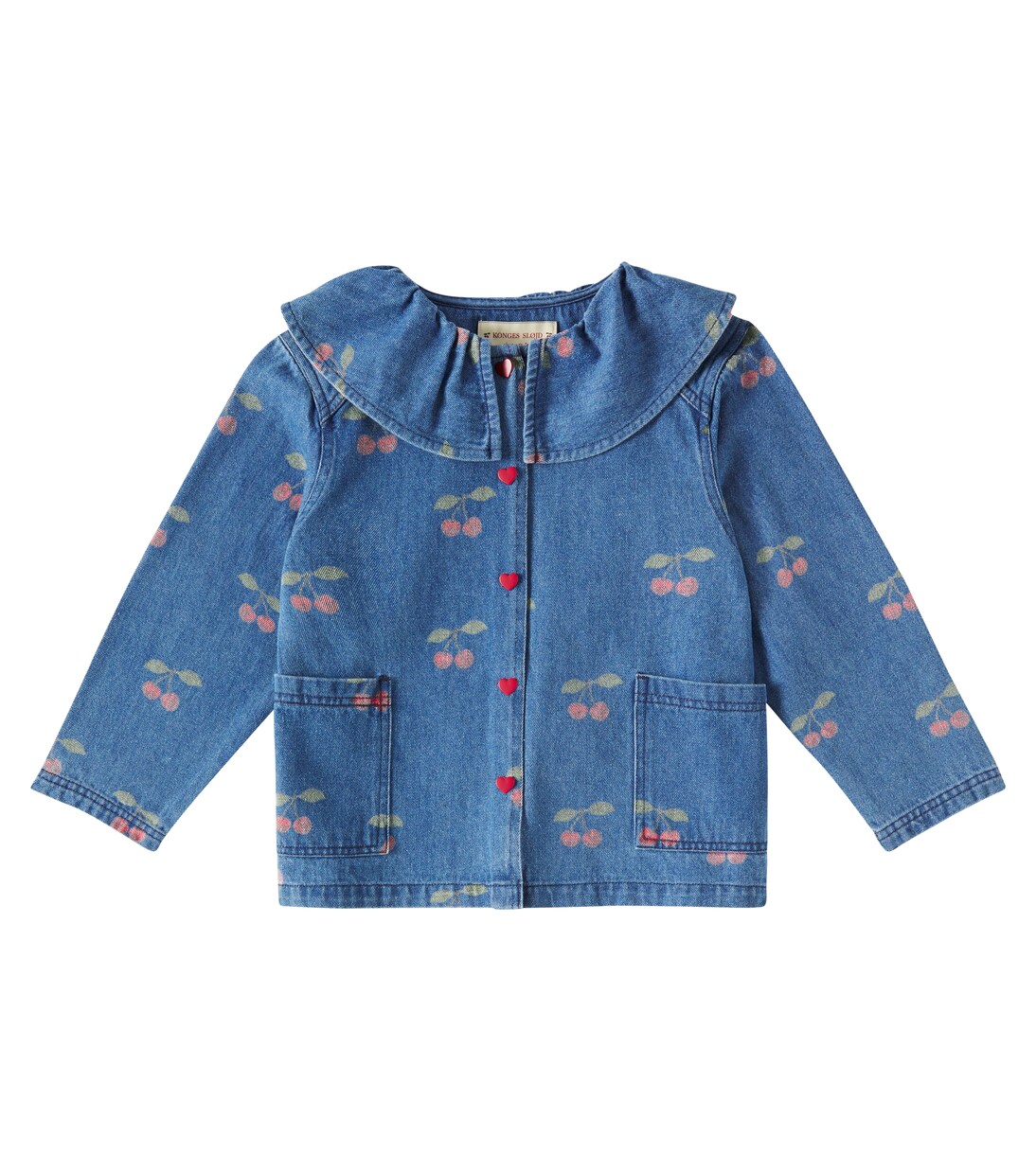 Margot Frill printed denim shirt | Konges Sløjd