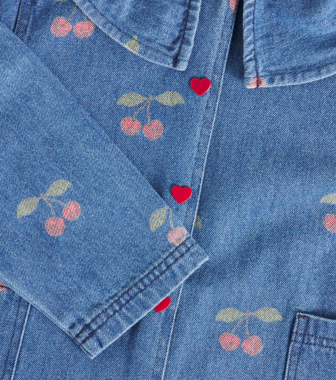 Margot Frill printed denim shirt | Konges Sløjd