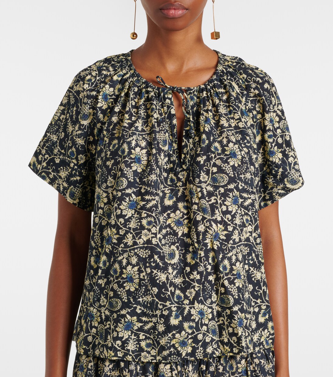 Bedrucktes Top Sena aus einem Baumwollgemisch | Ulla Johnson