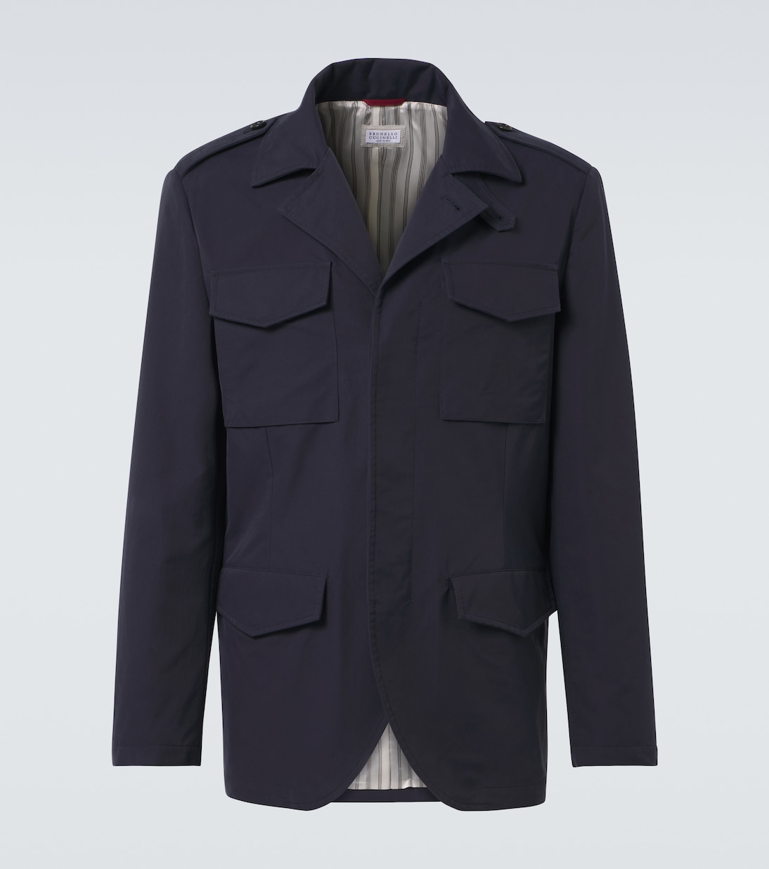 Cotton-blend field jacket | Brunello Cucinelli
