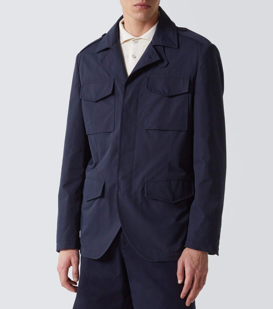 Cotton-blend field jacket | Brunello Cucinelli