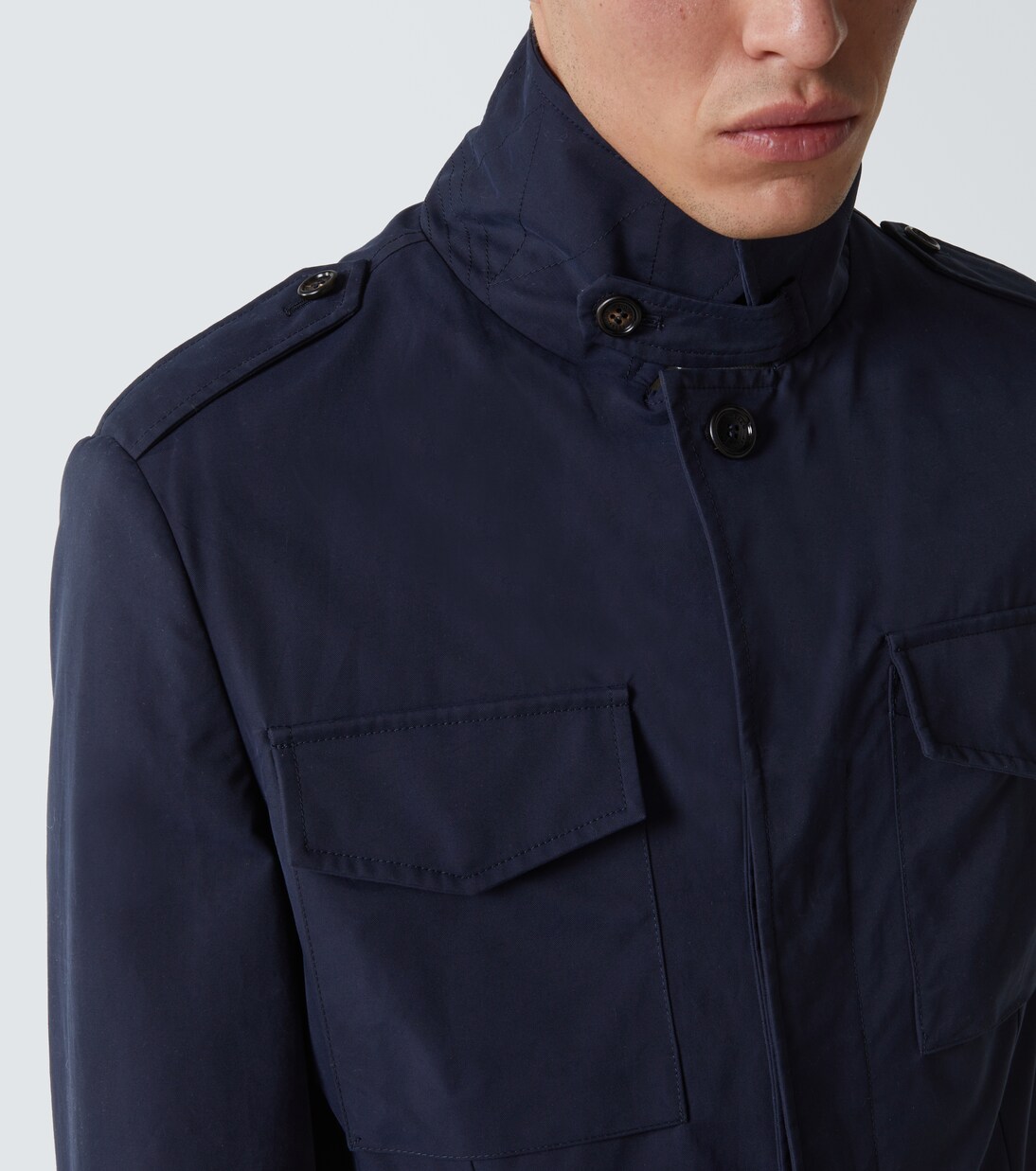 Cotton-blend field jacket | Brunello Cucinelli