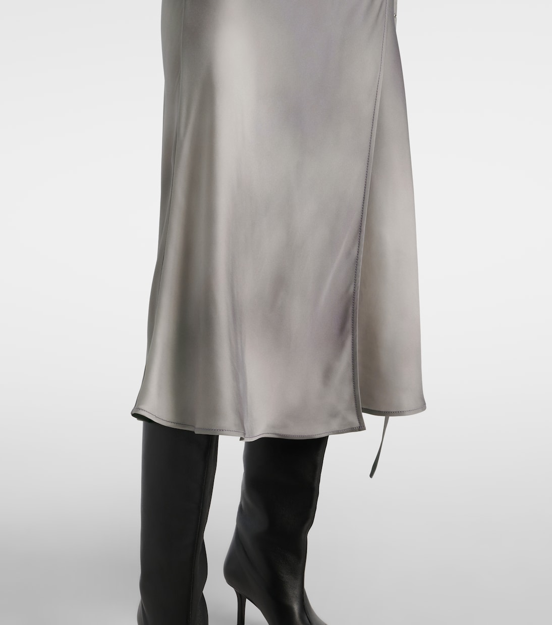 Wickelrock aus Satin | Acne Studios