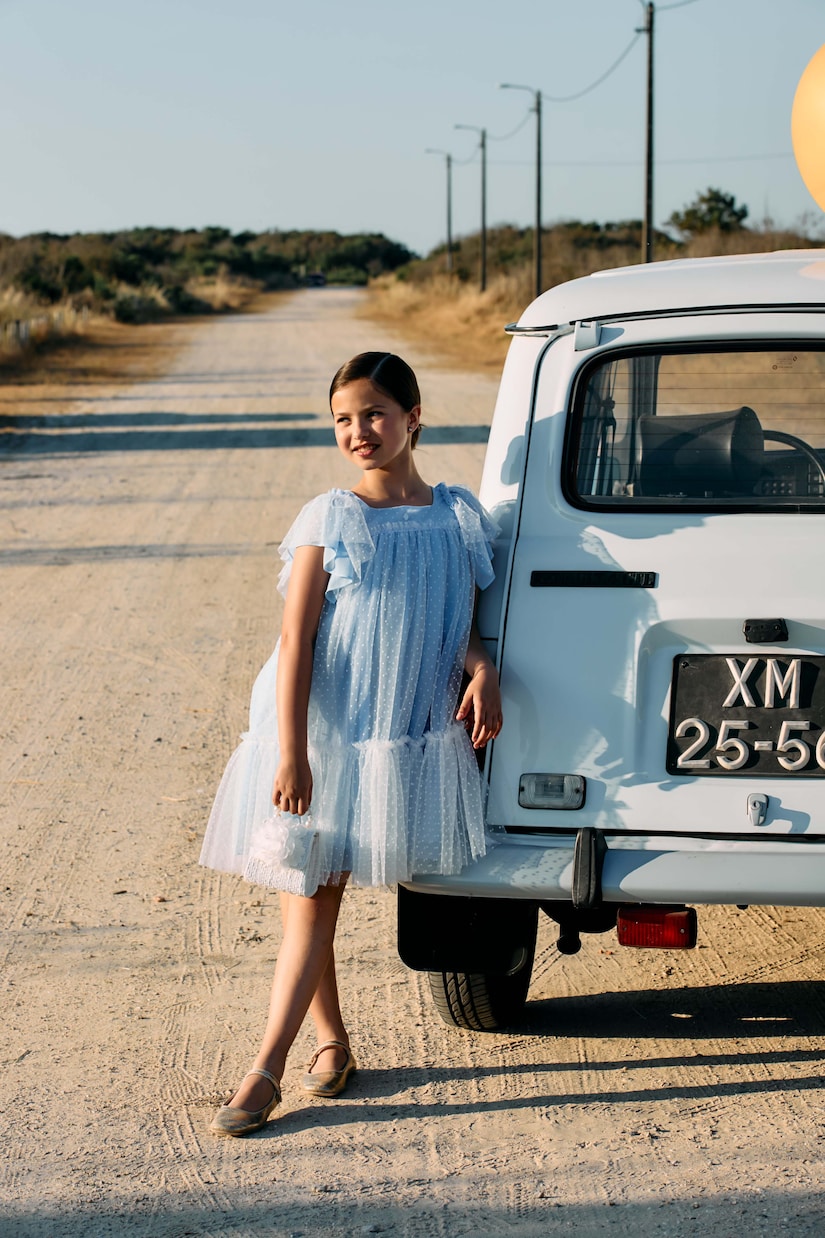 Polka-dot tulle dress | Patachou