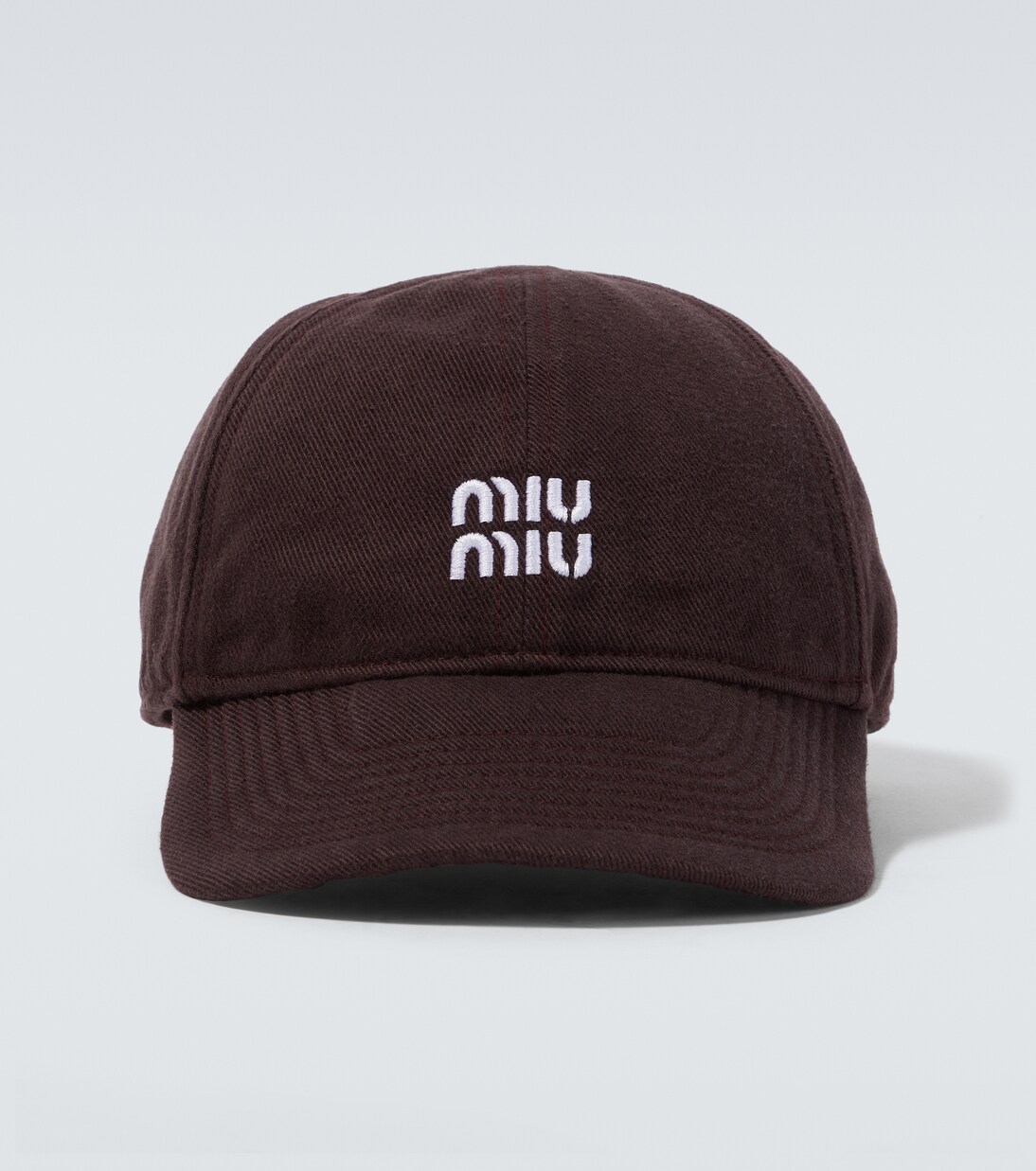Logo denim baseball cap | Miu Miu