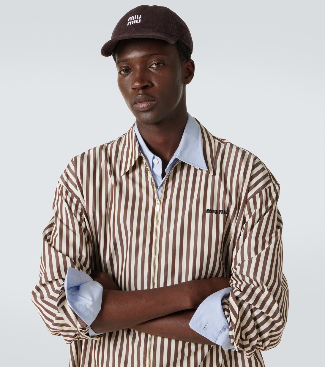 Logo denim baseball cap | Miu Miu