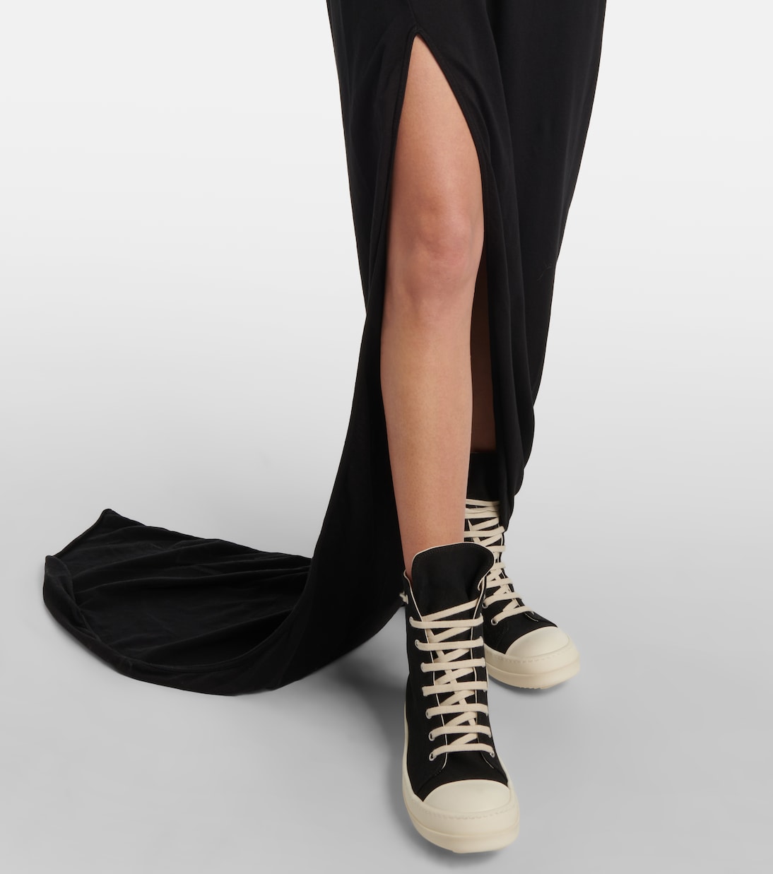 Robe longue DRKSHDW Edfu en coton | Rick Owens