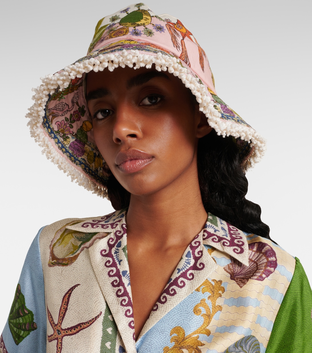 Hazel linen bucket hat | Alémais