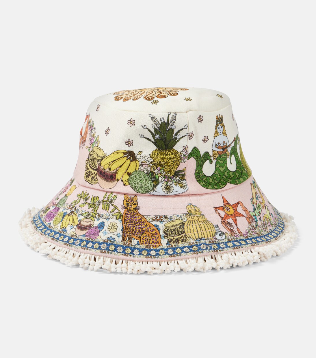 Hazel linen bucket hat | Alémais