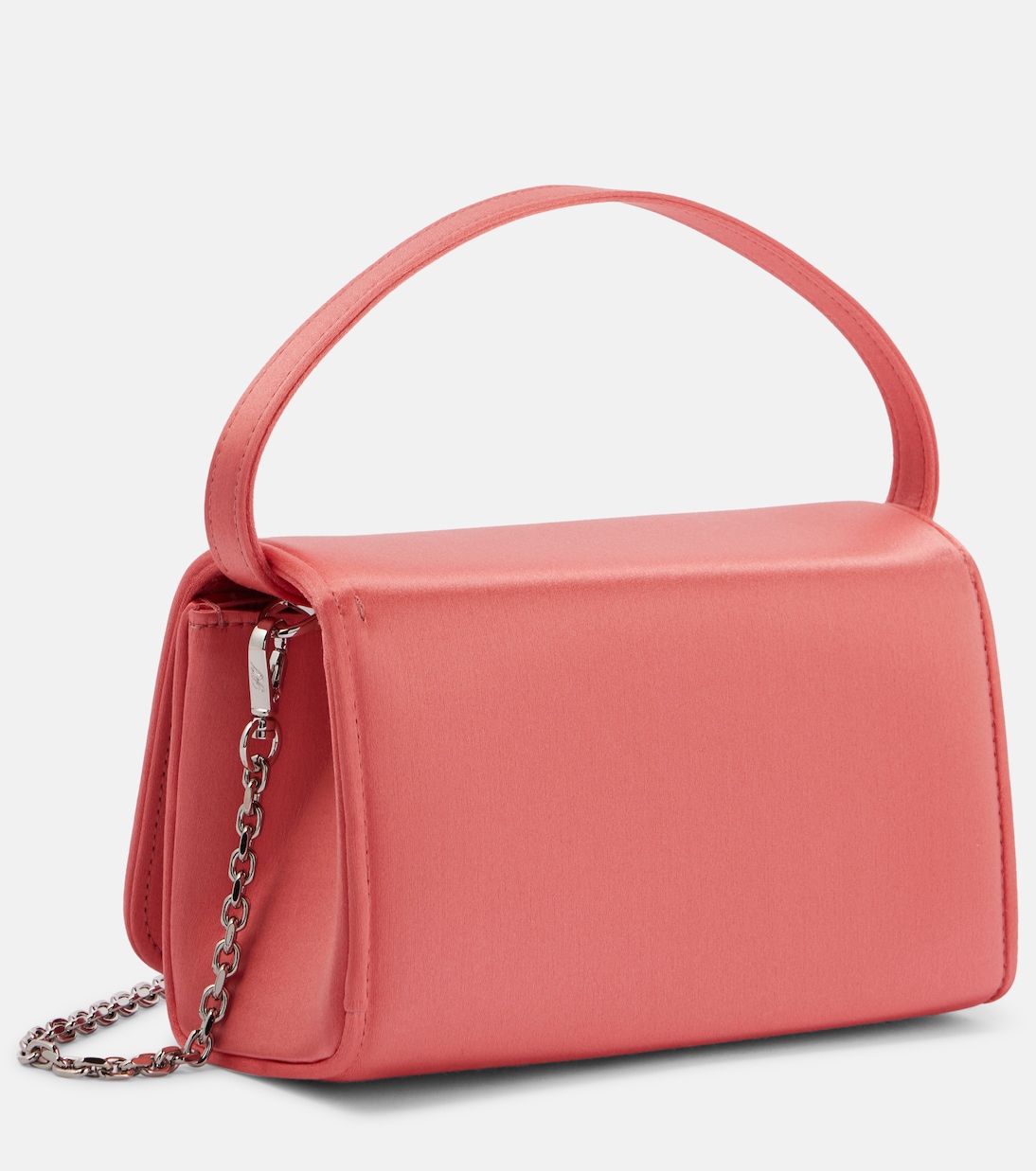 Pilgrim Micro satin clutch | Roger Vivier