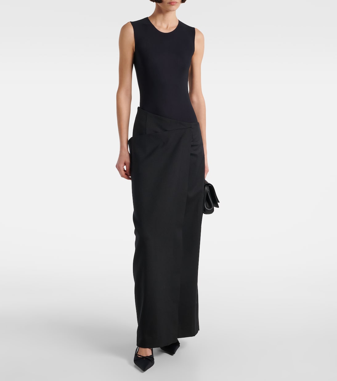 Falda envolvente asimétrica | Entire Studios