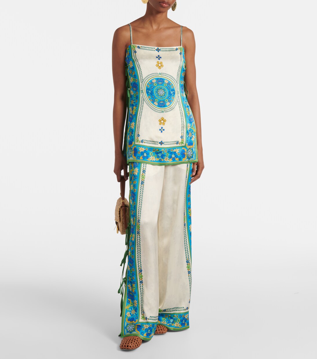 Pantalon ample Vivianna imprimé | Alémais