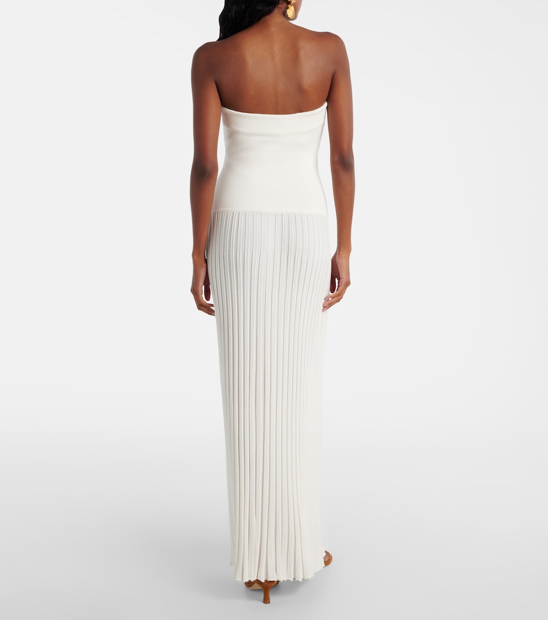 Maxikleid Slash aus Rippstrick | Christopher Esber