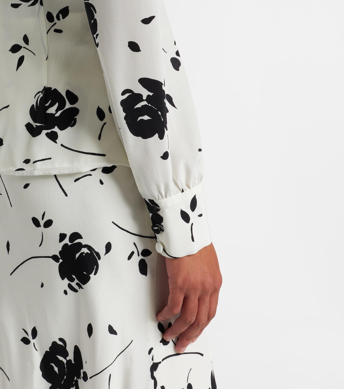 Midikleid aus Seide | Alessandra Rich