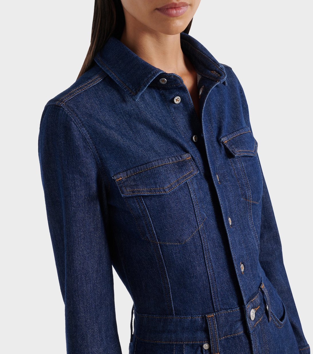 Hemdblusenkleid aus Denim | 7 For All Mankind