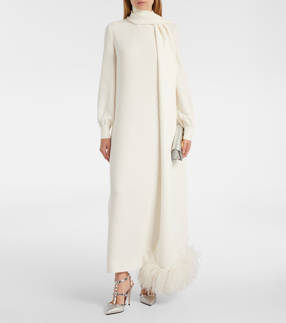 Pumps Rockstud 100 mit Metallic-Leder | Valentino Garavani