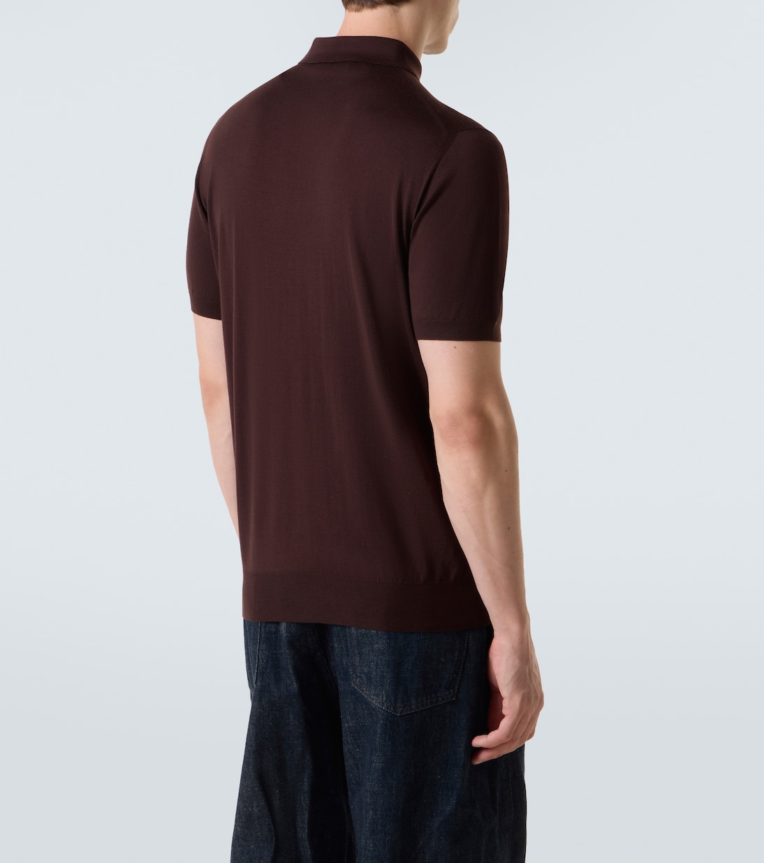 Virgin wool polo shirt | Lardini