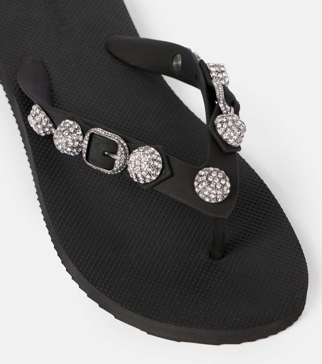 Cagole crystal-embellished thong sandals | Balenciaga
