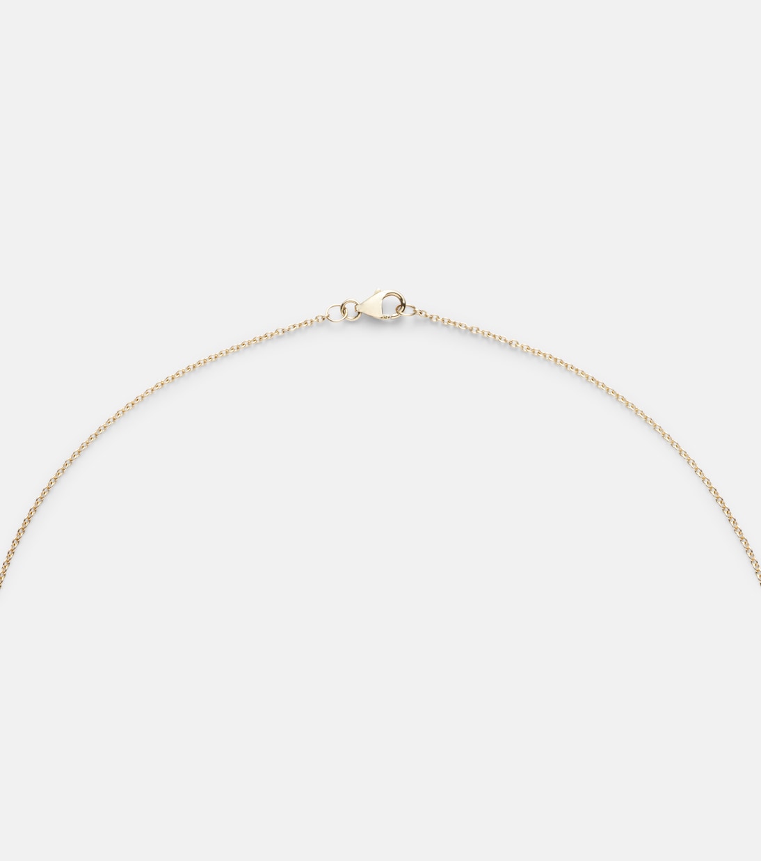 9kt gold locket necklace with diamonds | Persée