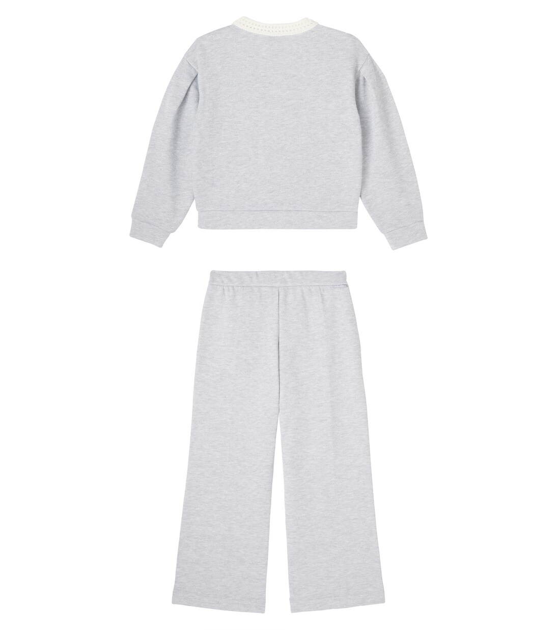 Cotton jersey sweatshirt and sweatpants set | Moncler Enfant
