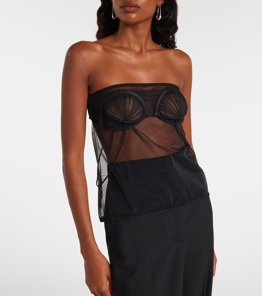 Sheer top  | Nensi Dojaka